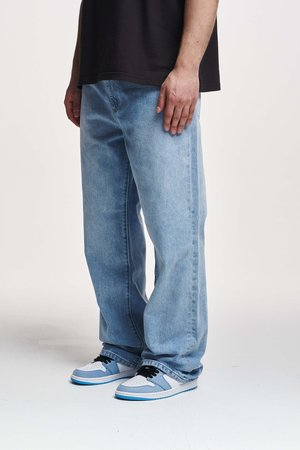 ADRIK BASIC BAGGY - Jeans Relaxed Fit - light blue