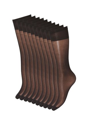 PRIME 10 PAAR KOMFORTBUND - Knee high socks - schwarz