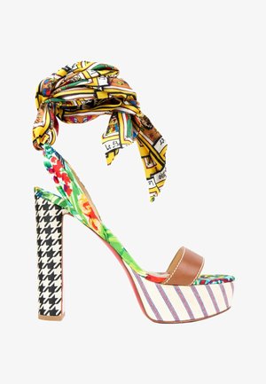 Christian Louboutin, CLOTH SANDAL MULTICOLOUR - Sandales à talons hauts - multi-colour