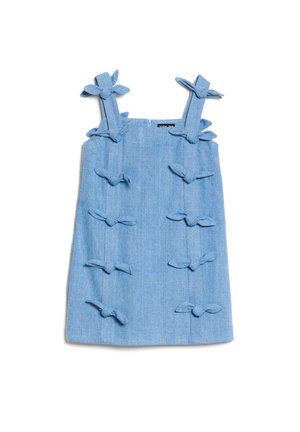 Sister Jane, LARSSON BOW MINI DRESS - Farmerruha - denim