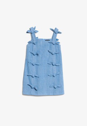 Sister Jane, LARSSON BOW MINI DRESS - Farmerruha - denim