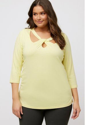 Ulla Popken Longsleeve - light yellow