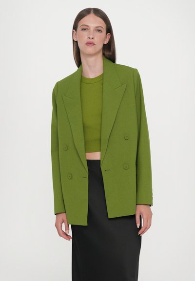 CLOSED FITTED DOUBLE BREASTED  - Blazer - pistachio green