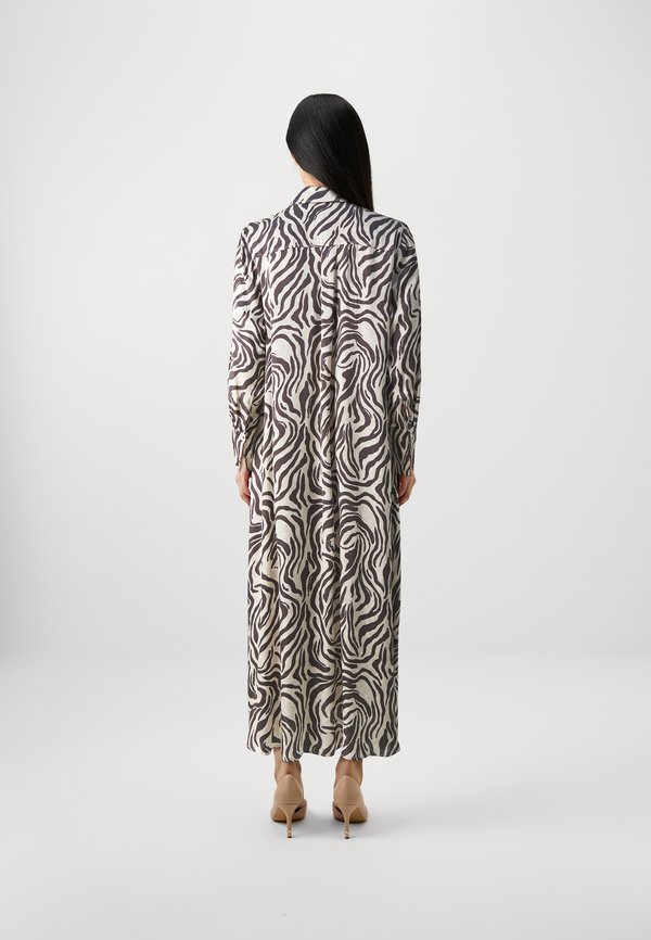 Shirt dress - open beige3