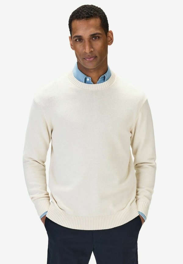 PLAIN O-NECK CARLO - Strickpullover