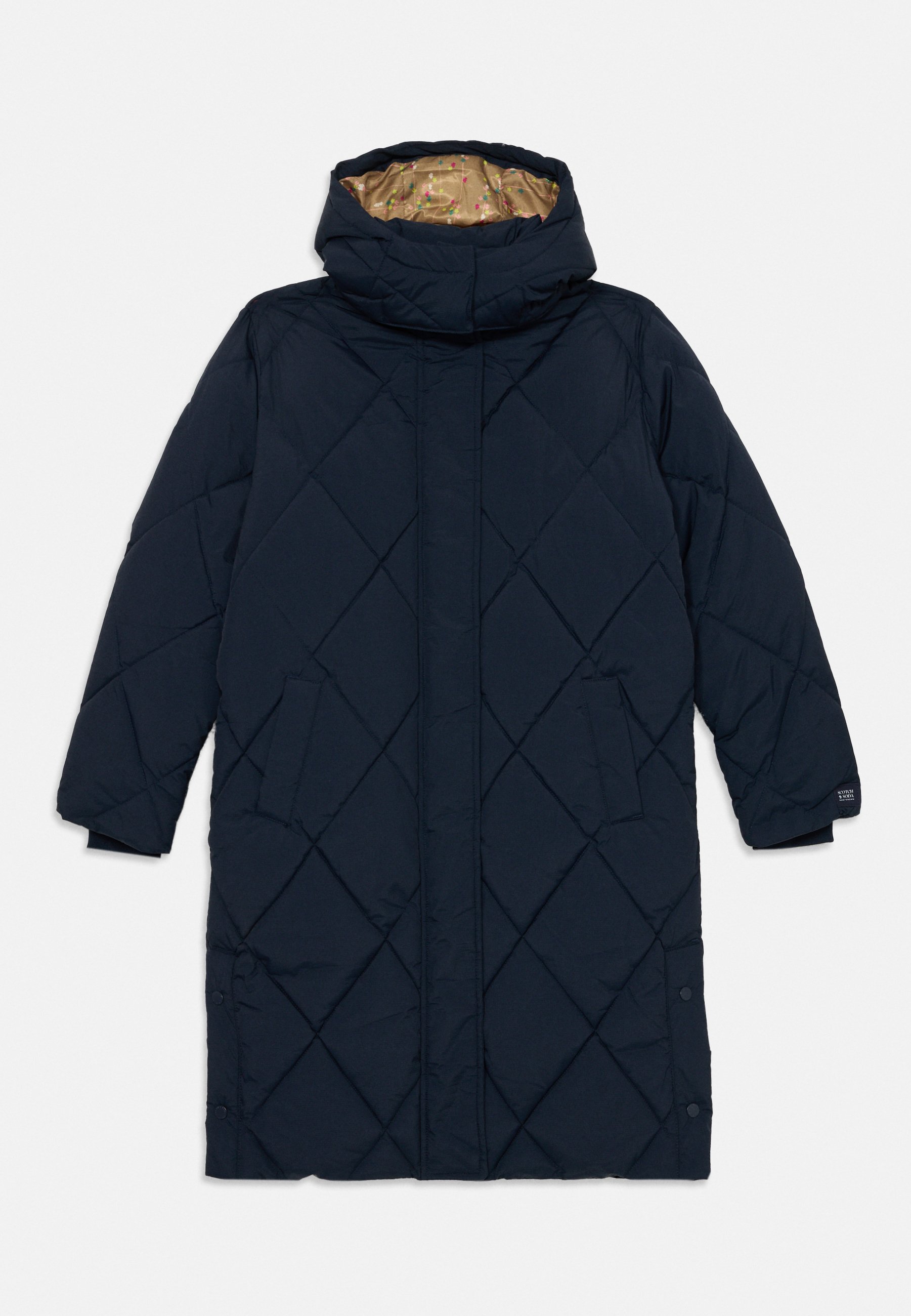 Outerwear Scotch And Soda Parka Blau Doudoune Daunenmantel Outlet