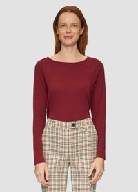 s.Oliver Langarmshirt - rubinrot