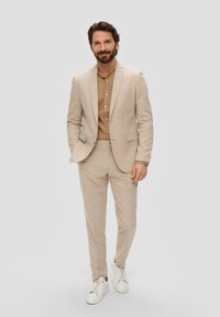 s.Oliver BLACK LABEL Overhemd - sandstein