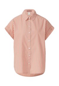 STREIFEN MIT ÜBERSCHNITTENEN SCHULTERN - Hemdbluse - papaya