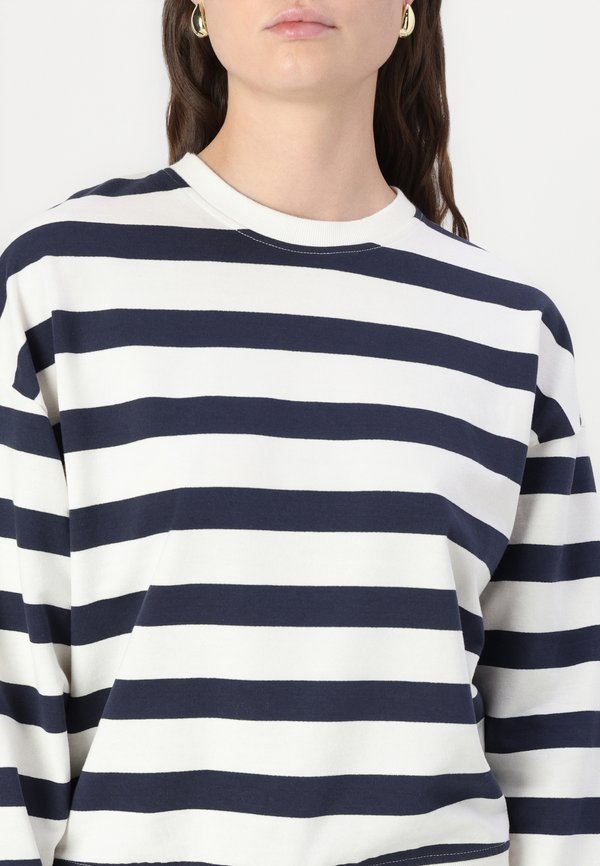 JXALFA STRIPE CREW - Sweatshirt - vanilla ice3