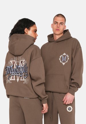 Jersey con capucha - braun
