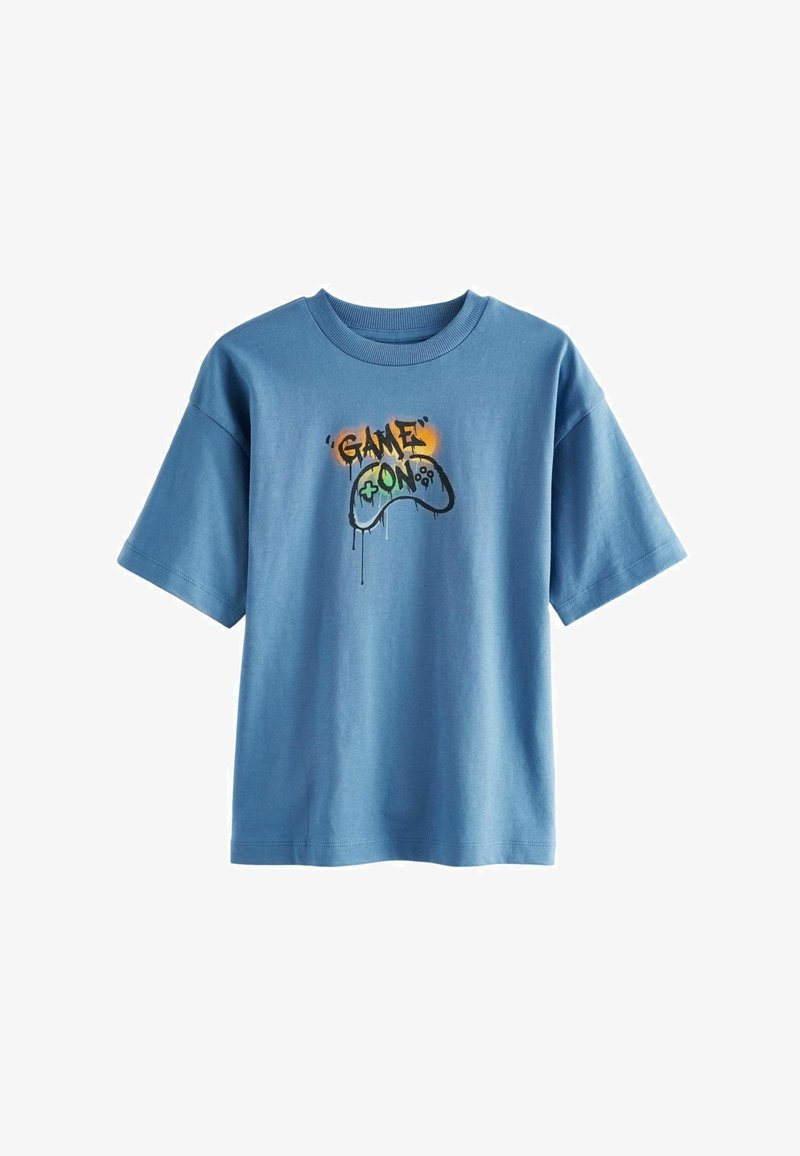 Next SHORT SLEEVE GRAPHIC STANDARD - T-shirt print - blue game on