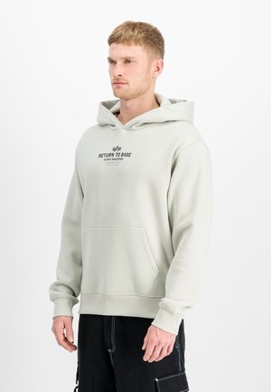 RETURN TO BASE - Sweat à capuche - stone