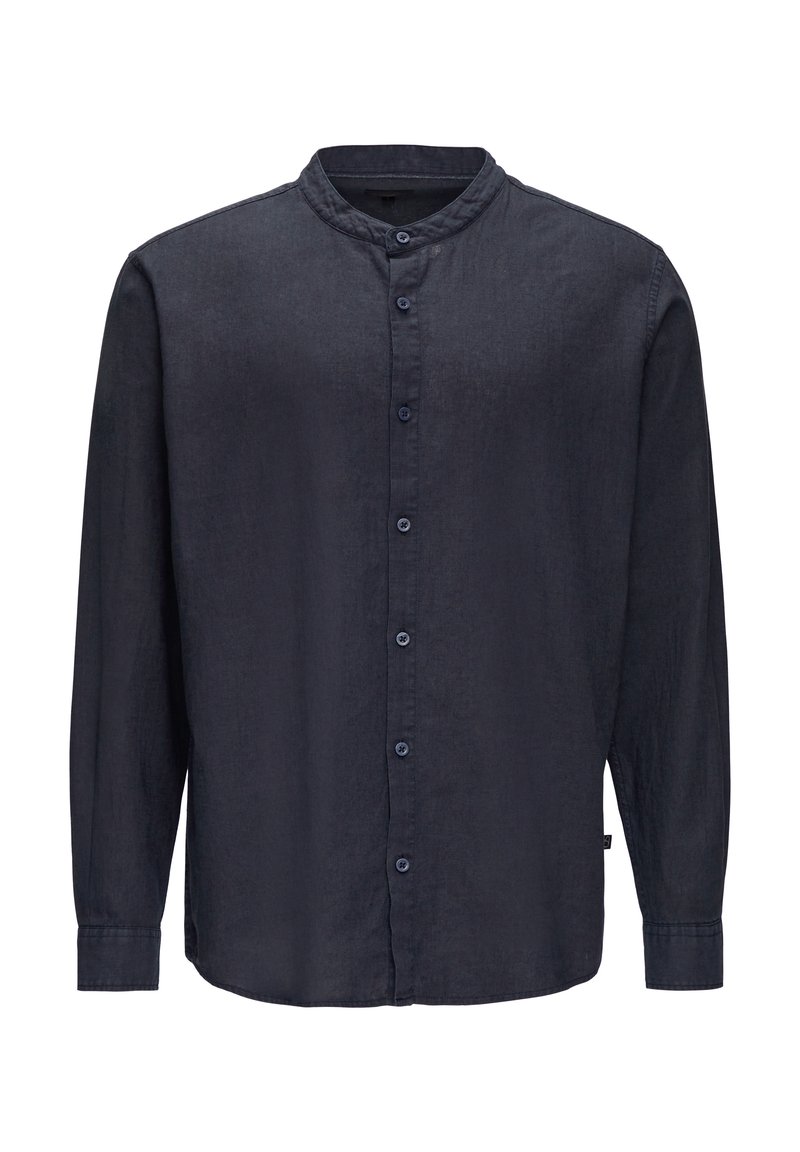 QS Overhemd donkerblauw QS Overhemd donkerblauw