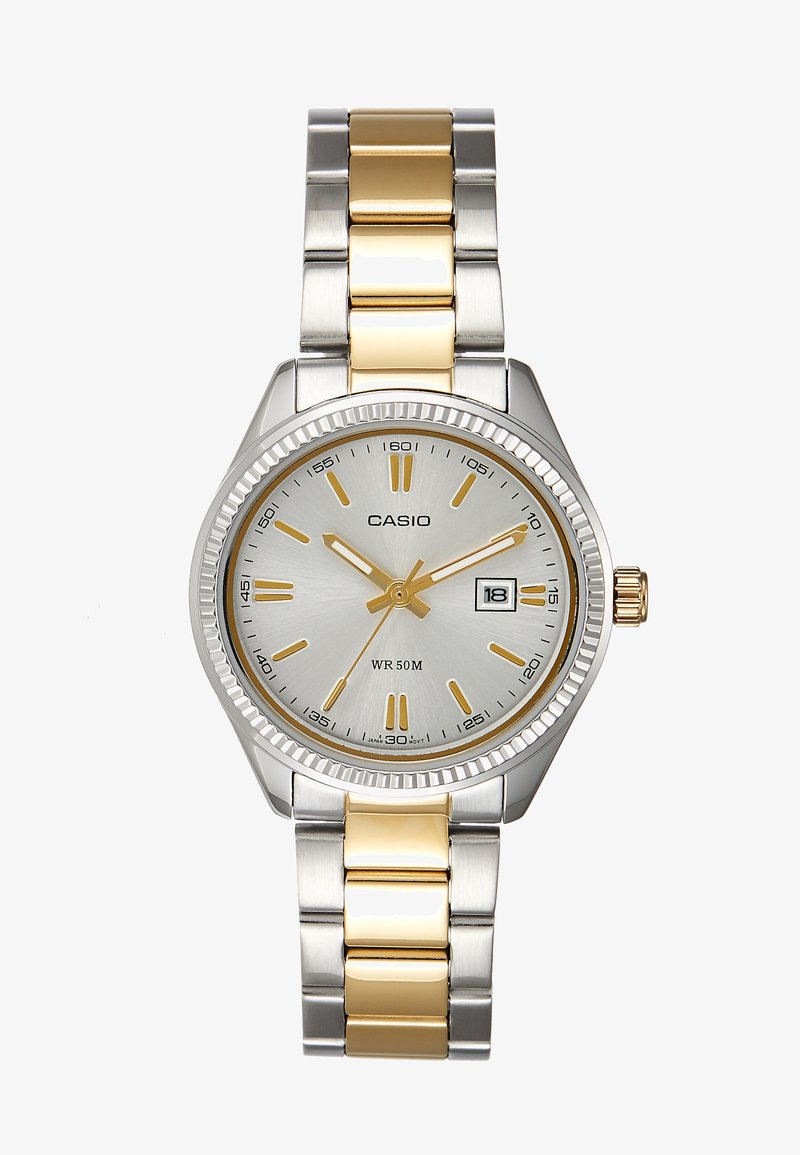 Casio Horloge silver-coloured/gold-coloured/wit