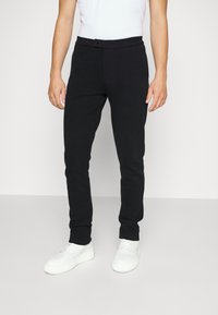 Ron Dorff - PIQUÉ TENNIS - Pantalon classique - black - 0