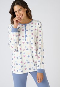 Damart EN INTERLOCK SET - Conjunto de pijama - bleu imp