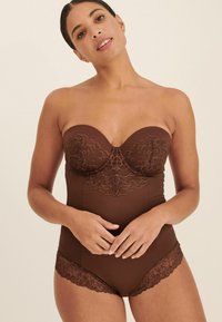 Next - FIRM CONTROL CUPPED - Body - chocolate brown Pienoiskuva 1