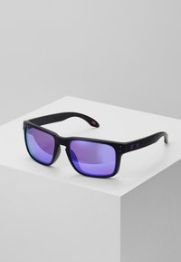 Oakley - HOLBROOK - Lunettes de soleil - matte black/prizm violet Image miniature 1