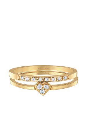 Elli 2 PACK HEART - Ring - gold-coloured