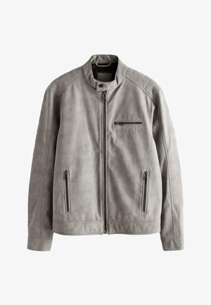 Next, REGULAR FIT - RACER - Jakna od umjetne kože - grey