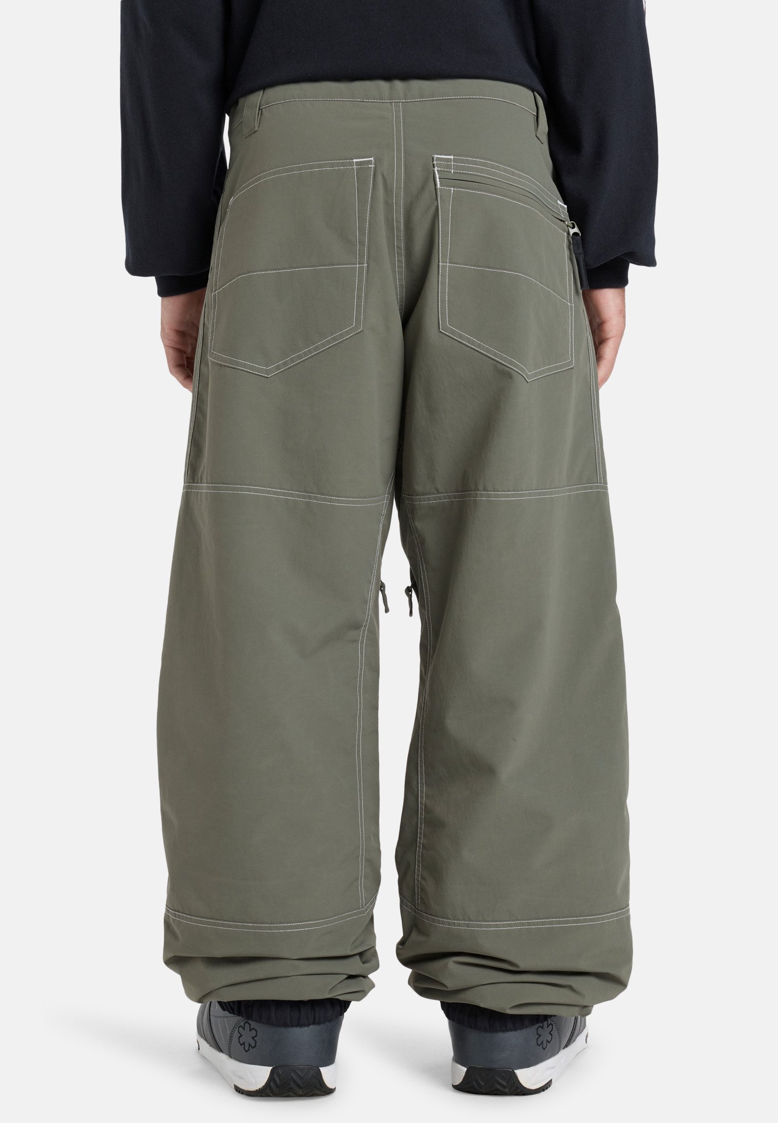 Quiksilver LIVE WIRE - Ski pants - dusty olive/khaki - Zalando.co.uk