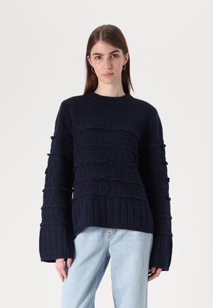 YASTIMU PULLOVER - Svetrík - navy blazer