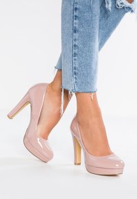 Even&Odd Lodičky na vysokém podpatku - light pink
