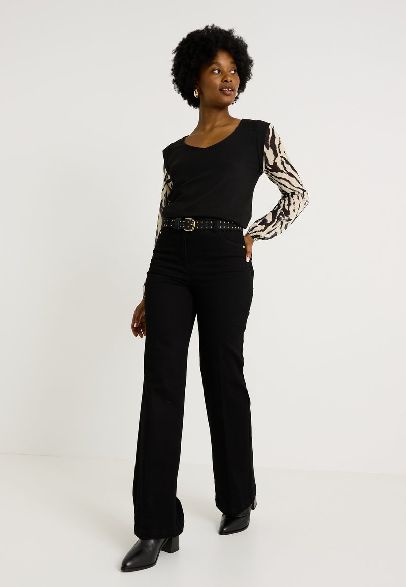 Haut Noir Grain De Malice Taille S - Occasion Très Bon état, En Coton Mixte, Basique