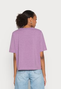 Weekday PERFECT BOXY - T-shirt básica - purple melange