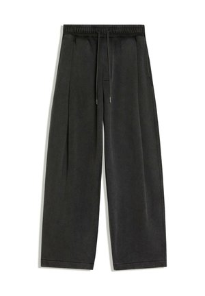 Bershka, BALLOON WASHED - TRACKSUIT BOTTOMS - Pantalon de survêtement - dark grey