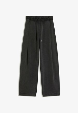 Bershka, BALLOON WASHED - TRACKSUIT BOTTOMS - Pantaloni sportivi - dark grey