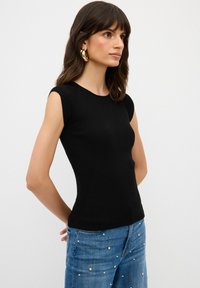 adL TOP - T-shirt - bas - BLACK