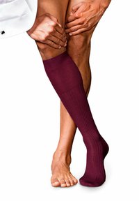 FALKE No. 7 - Kniestrümpfe - barolo