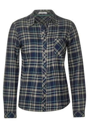 Button-down blouse - dark blue