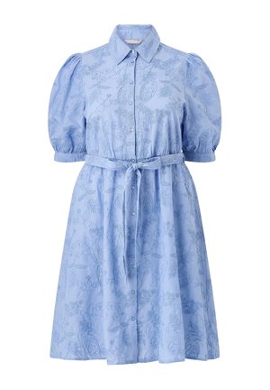 Ellos Plus collection, HEMDKLEID MIT STICKEREI. - Blusenkleid - blue