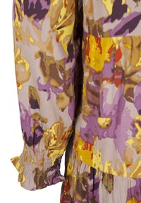 Zizzi LANGÄRMELIGE MIT BLUMENDRUCK - Tunika - purple flower