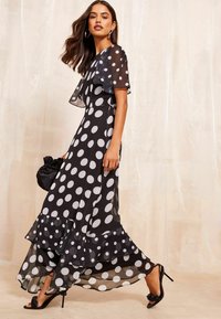 Friends Like These REGULAR FIT-SHORT SLEEVE TIERED  - Maksimekko - black white