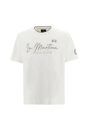 La Martina, T-SHIRT VAR.00001 - Printtipaita - white