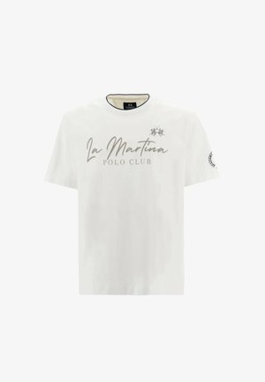 La Martina, - T-shirt z nadrukiem