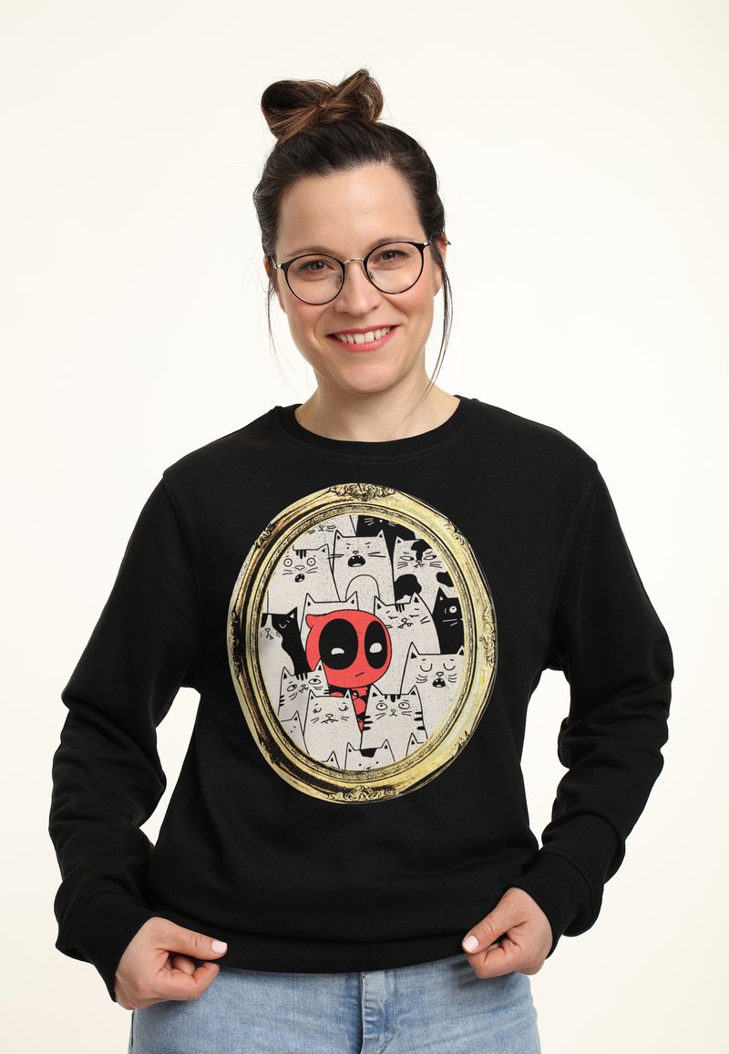 Marvel DEADPOOL CATS RULE EVERYTHING AROUND ME - Bluza