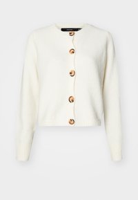 Vero Moda VMBOOM NECK BUTTON CARDIGAN  - Cardigan - birch melange