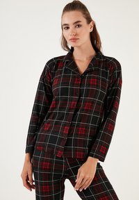 LELA REGULAR FIT - Conjunto de pijama - anthracite red
