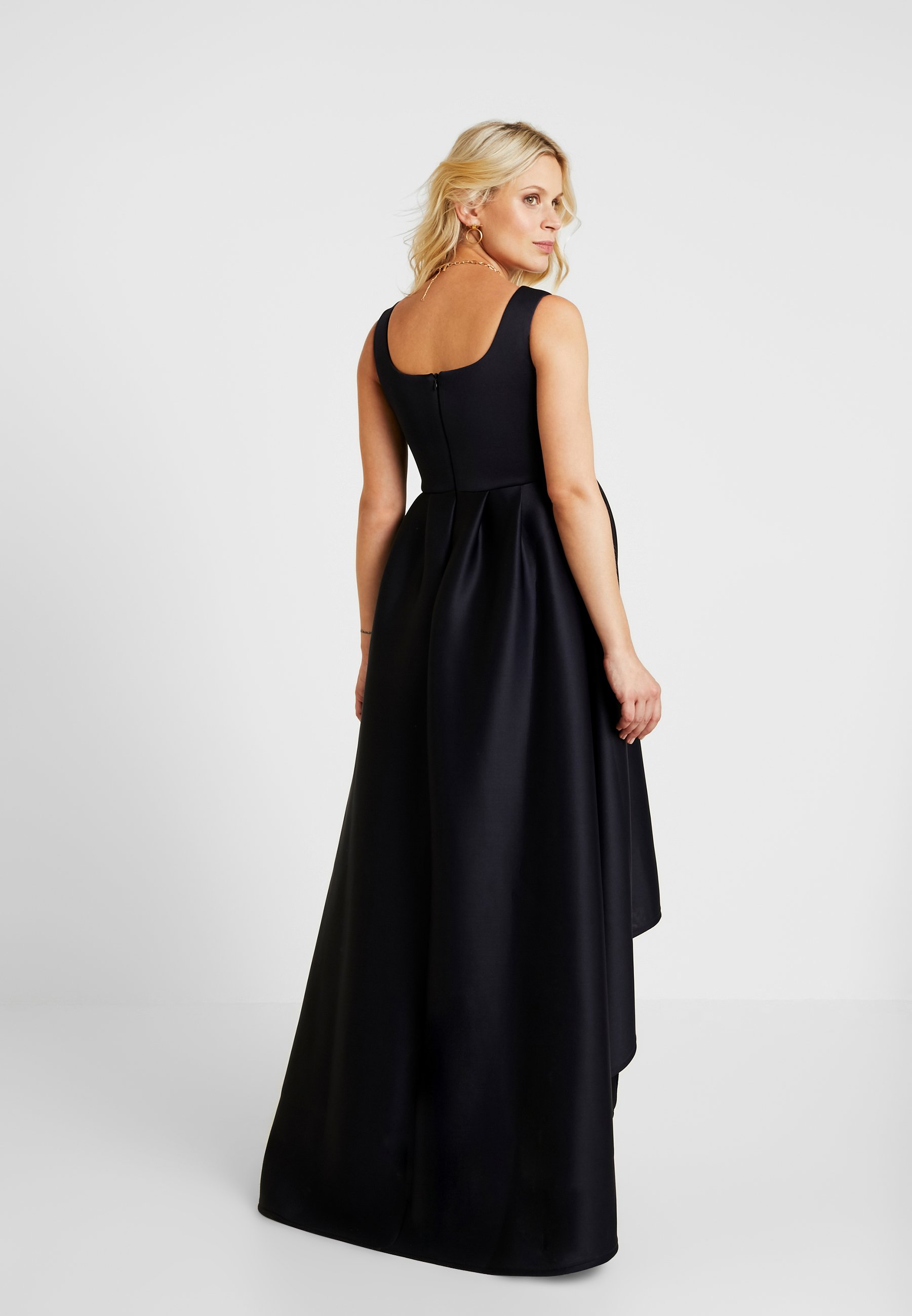 true violet high low maxi dress