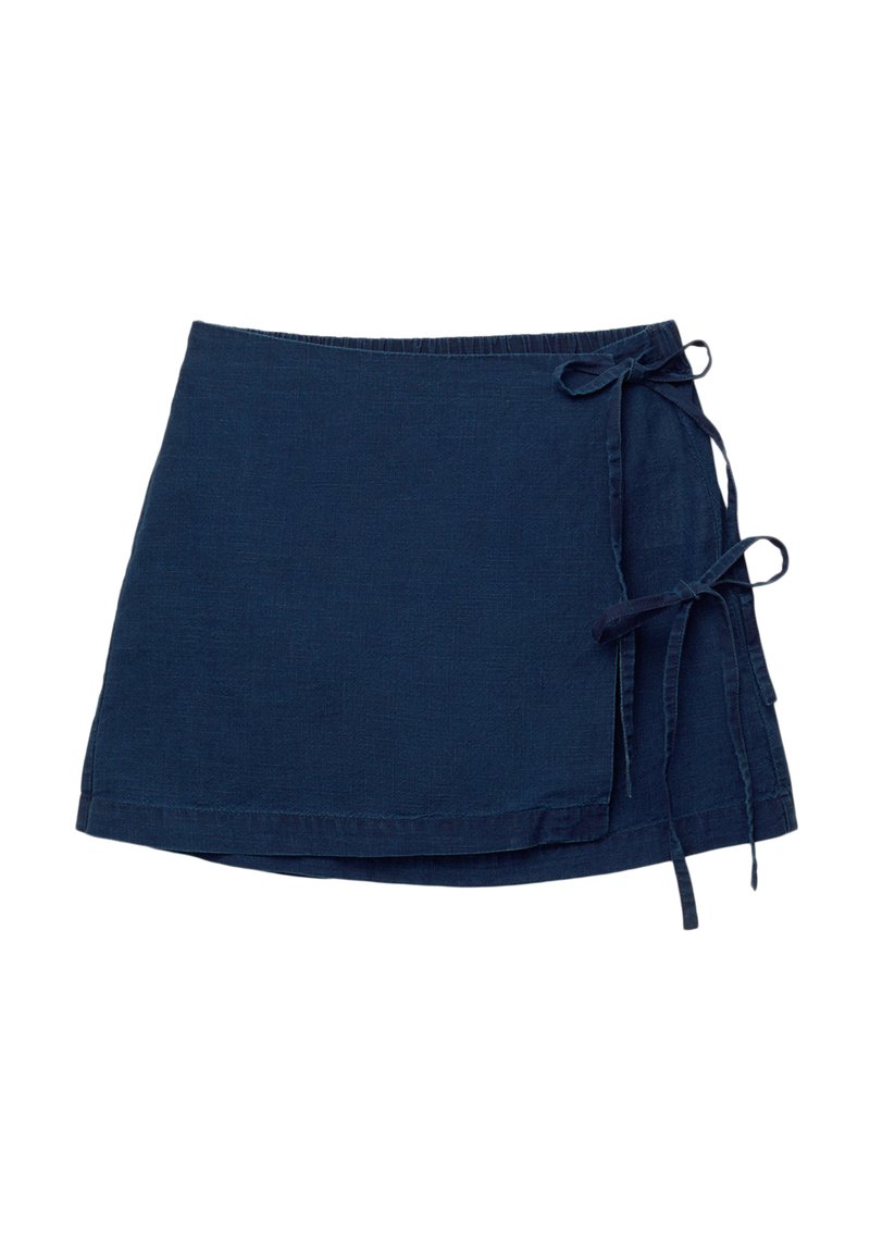 PULL&BEAR Minirok donkerblauw