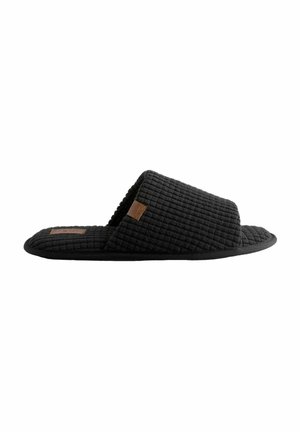 REGULAR FIT - MINIMAL - Pantolette flach - black