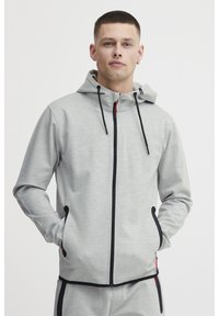 Solid - SDVIDIT - Zip-up sweatshirt - light grey melange Thumbnail Image 1
