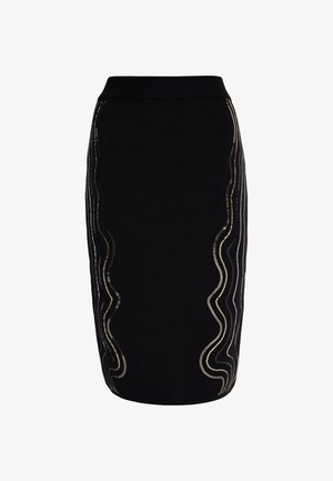 MINYA - Pencil skirt - schwarz