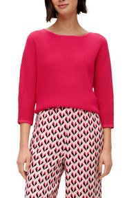 s.Oliver BLACK LABEL MIT FLEDERMAUSÄRMELN - Strickpullover - pink