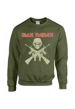 IRON MAIDEN EDDIE SOLDIER - Felpa - green